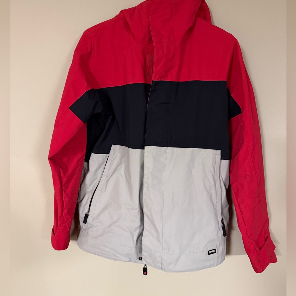 Burton Dryride Men’s XS snowboard jacket (Red/Black/Tan)